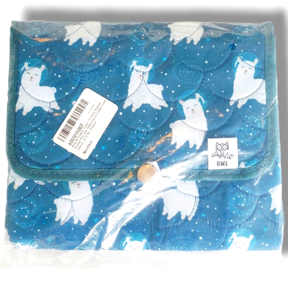 #BG O.W.L OWL Portable Changing Pad Baby Waterproof Diaper Changing Mat Lamb